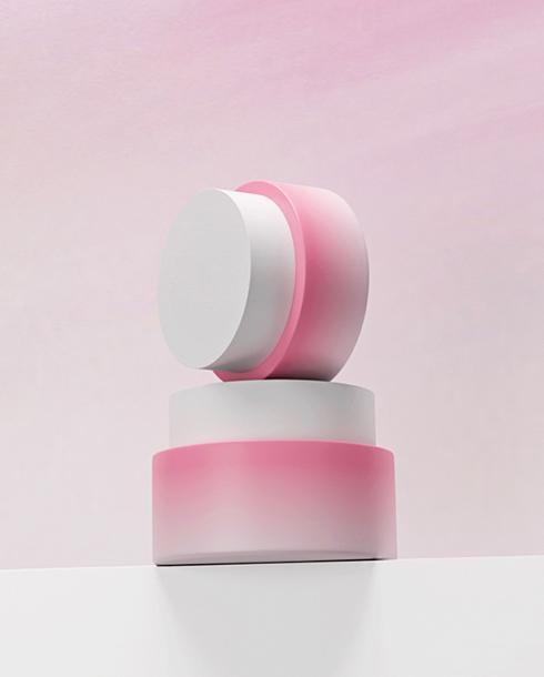 Face cream jar